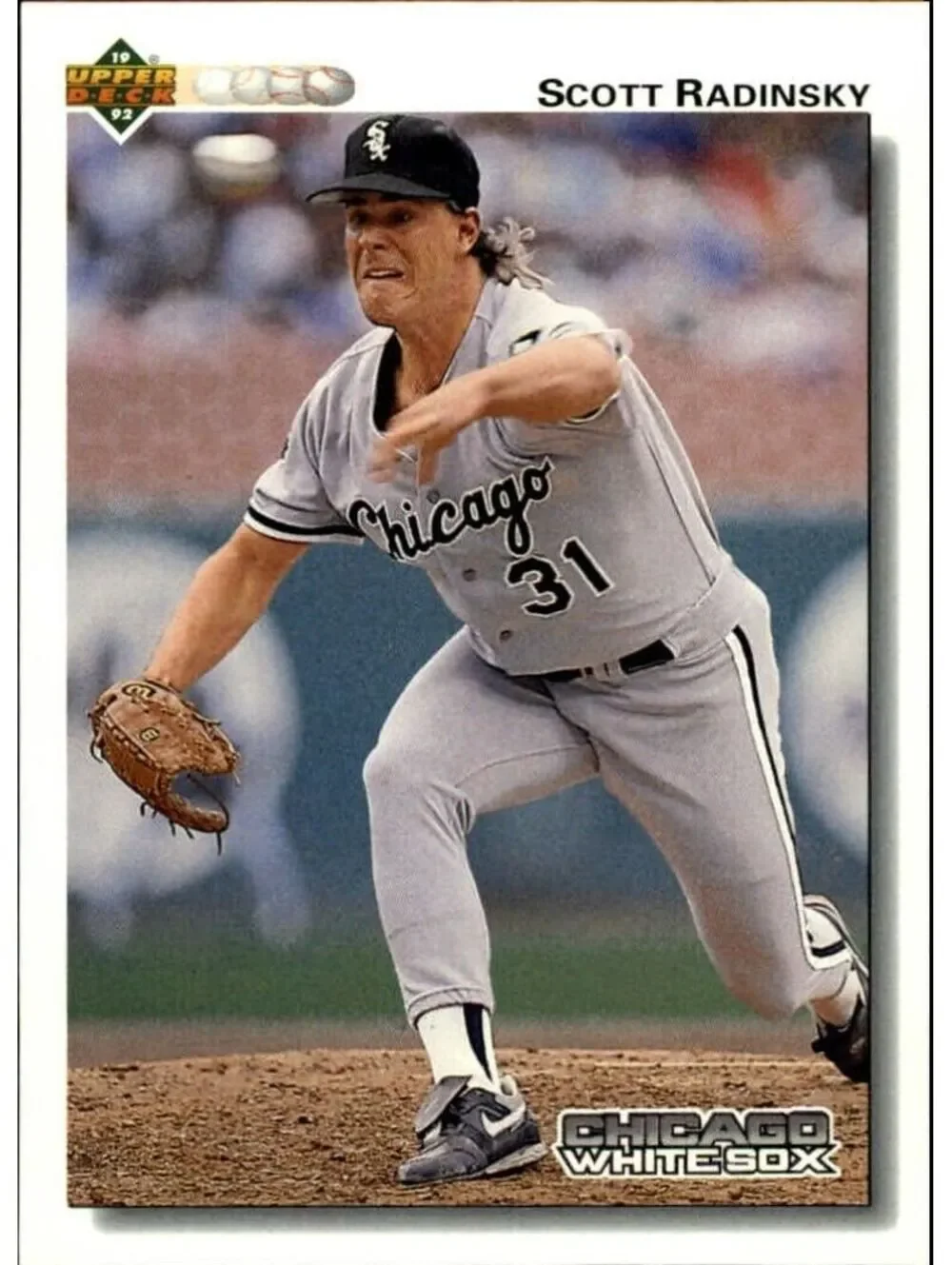 Scott Radinsky 1992 Upper Deck MLB #594 Baseball Card Chicago White Sox